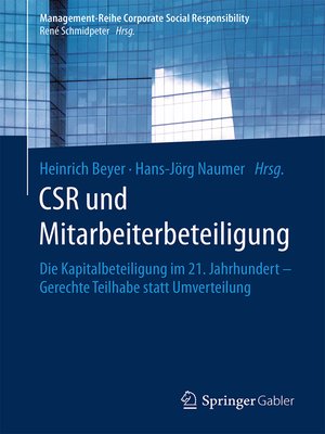 cover image of CSR und Mitarbeiterbeteiligung